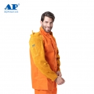 友盟AP-9107金黃色耐磨抗火牛二層芯皮套袖 友盟AP-9107金黃色耐磨抗火牛二層芯皮套袖