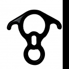 建鋼660702 8字環(huán)下降器 建鋼660702 8字環(huán)下降器