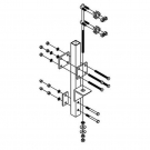 3M 6100090 LAD-SAF鍍鋅安全系統底部支架 3M 6100090 LAD-SAF鍍鋅安全系統底部支架