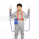 宏建2米雙大鉤安全繩