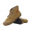 金步安布面膠底絕緣安全鞋5KV黃色高幫款 金步安布面膠底絕緣安全鞋5KV黃色高幫款