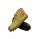 眾鑫泰布面膠底絕緣安全鞋5KV黃色高幫款 眾鑫泰布面膠底絕緣安全鞋5KV黃色高幫款