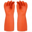 雪蓮1級7500V橙色天然乳膠絕緣工業(yè)手套