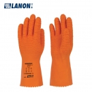 LANON蘭浪SR235厚重型天然乳膠起皺耐高溫防化手套 LANON蘭浪SR235厚重型天然乳膠起皺耐高溫防化手套