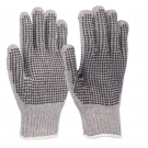 好員工H7-H550DC灰混紡紗點(diǎn)塑手套