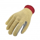 思衛爾L106黃色10針芳綸貼牛皮掌面阻燃防割手套