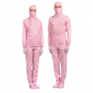 嘉柏利通F-1113W粉色套頭式分體潔凈服 嘉柏利通F-1113W粉色套頭式分體潔凈服