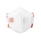 朝美2002白色頭戴式帶閥KN95防塵口罩