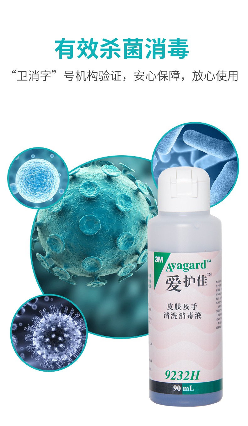 3M愛護佳9232H皮膚及手清洗消毒液圖片5