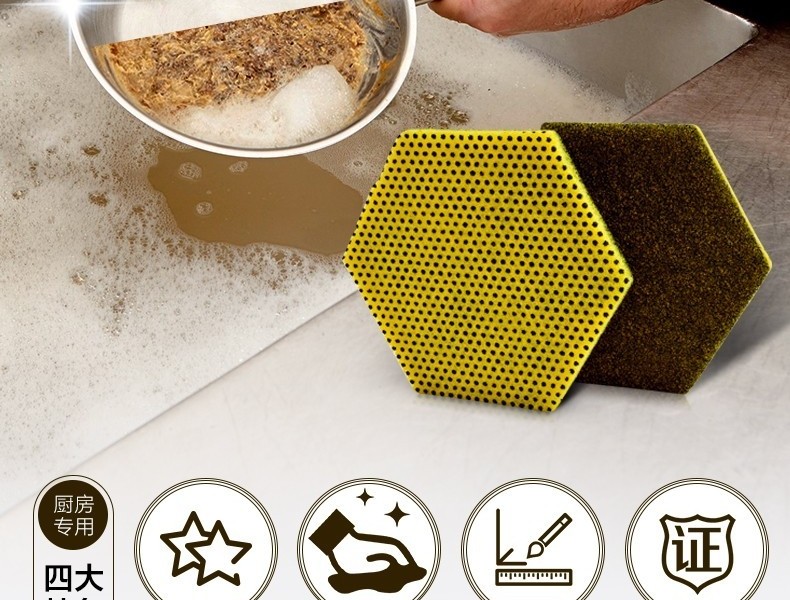 3M思高96HEX-S雙功能百潔布圖片2