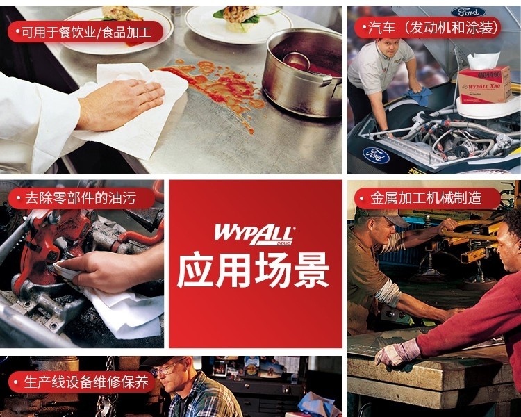 金佰利90161A (原型號90161)WYPALL X60全能型擦拭布圖片5