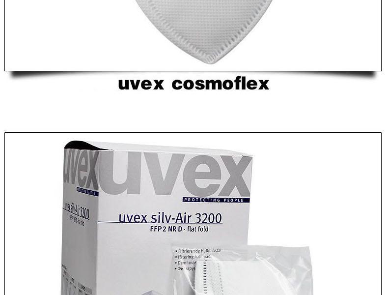 UVEX優唯斯8733200折疊式FFP2防塵口罩圖片7