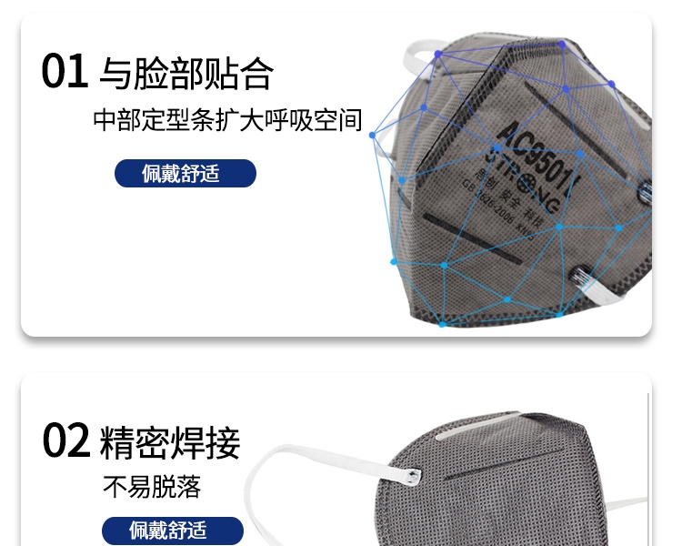 思創(chuàng)ST-AC9501L KN95耳帶式防毒口罩圖片5