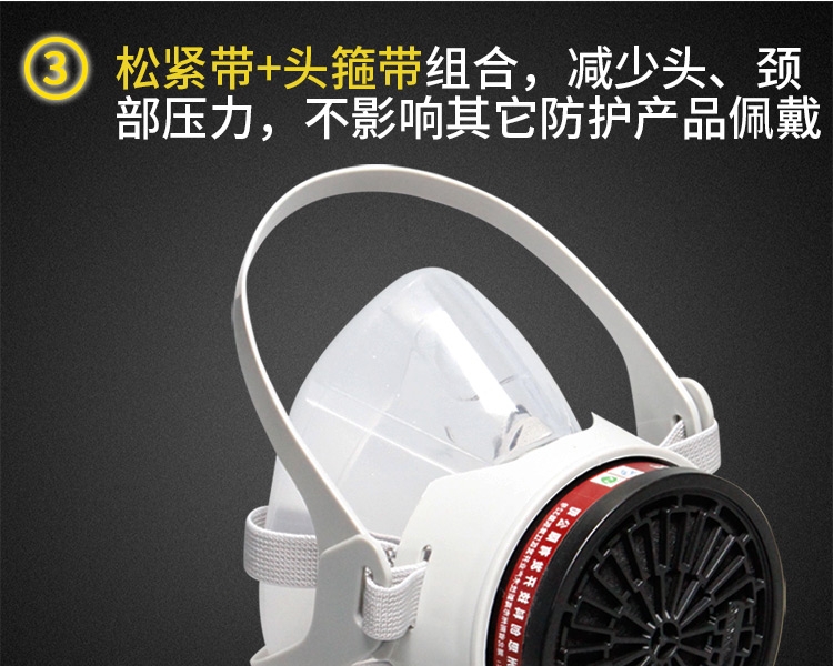 思創ST-FDLX橡膠半面罩防毒面具圖片5