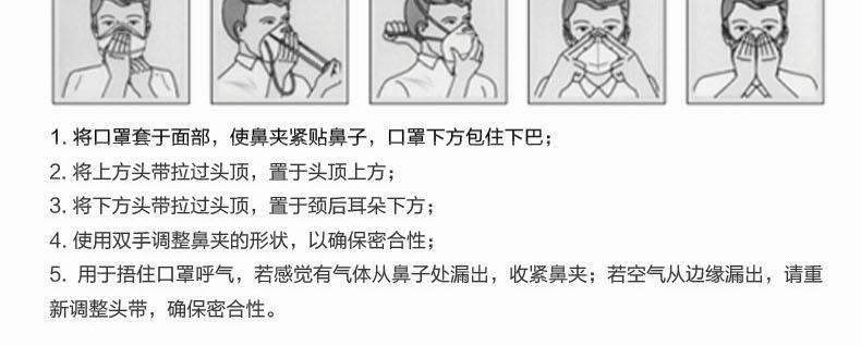 朝美6005-2 KN95帶閥防塵口罩圖片11