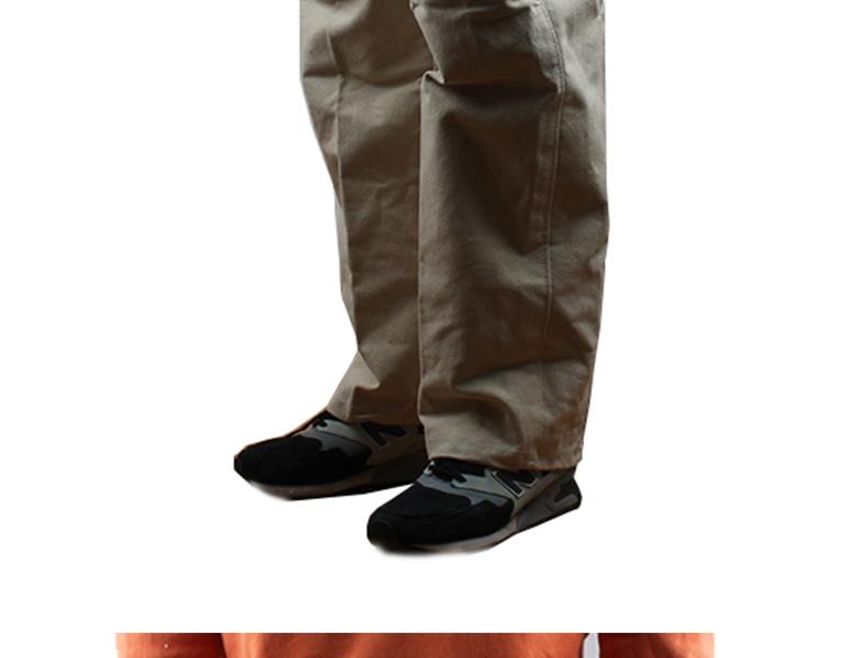 花護帆布噴砂褲圖片4