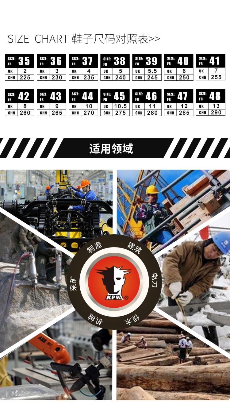 尊王K101低幫防砸防刺穿勞保鞋圖片7