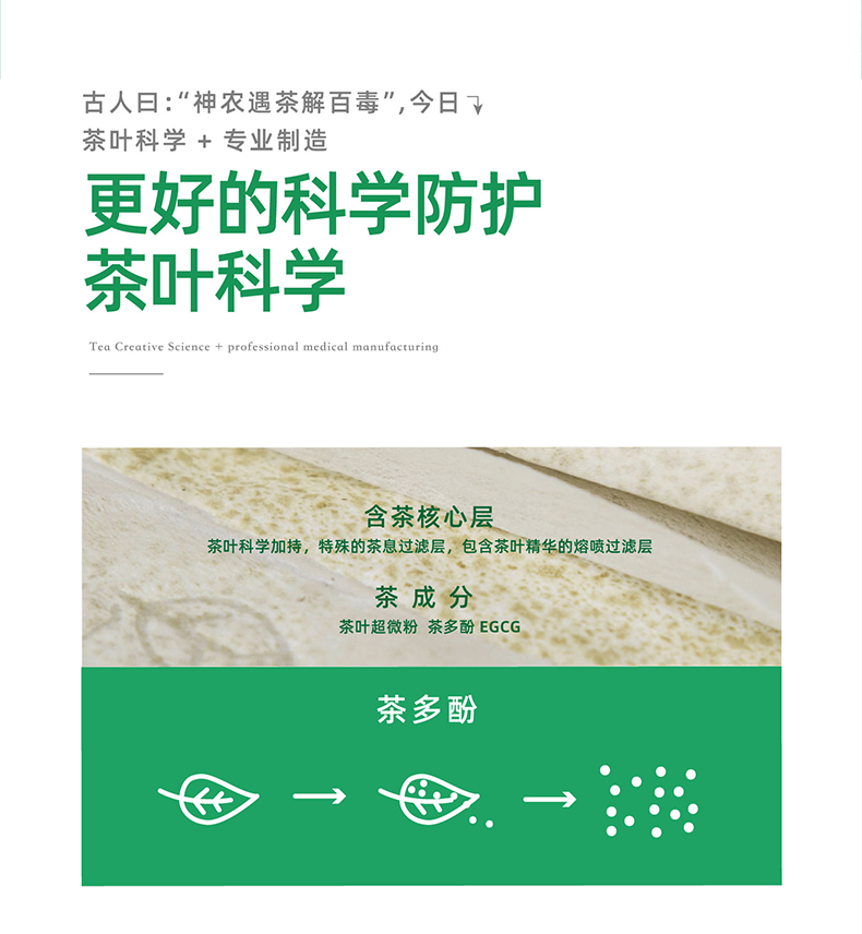 三奇一次性三層茶息口罩圖片5