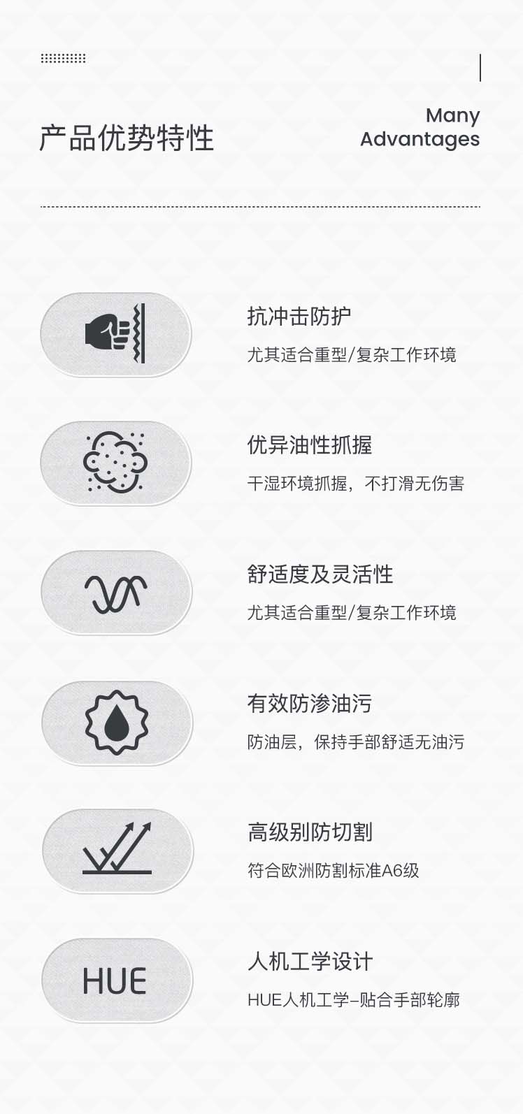 Honeywell霍尼韋爾42-623BO Rig Dog泥握款防割手套圖片2