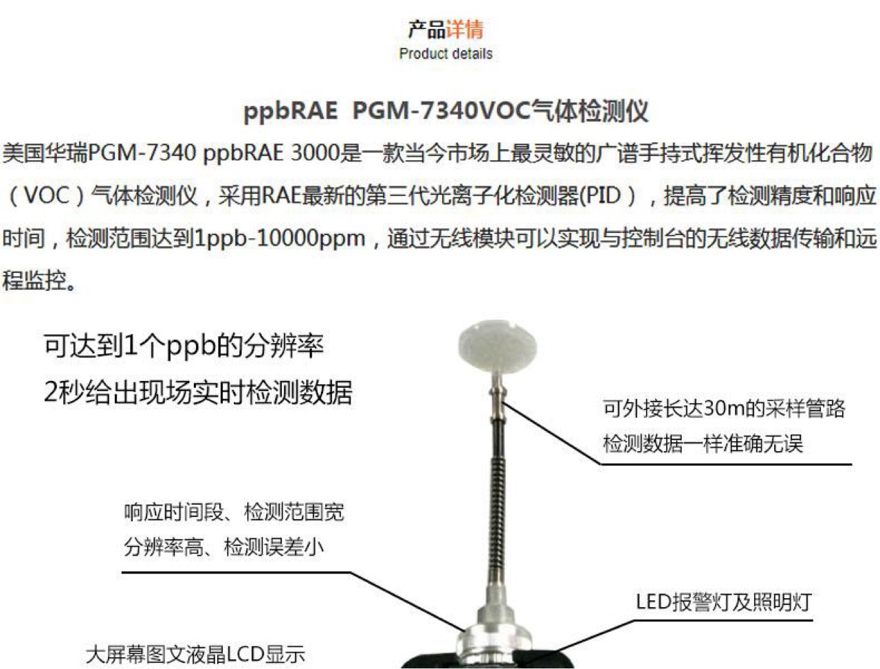 霍尼韋爾PGM-7340揮發性有機物VOC檢測儀圖片1