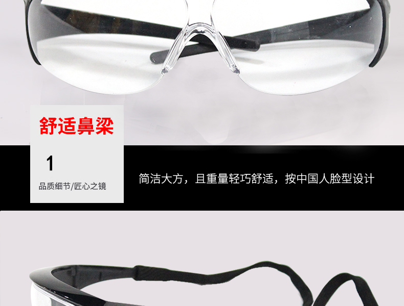 Honeywell霍尼韋爾1002781M100經(jīng)典款防霧防刮擦防護眼鏡圖片5