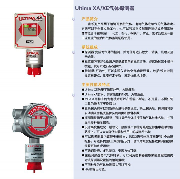 梅思安Ultima XA CO氣體探測器圖片