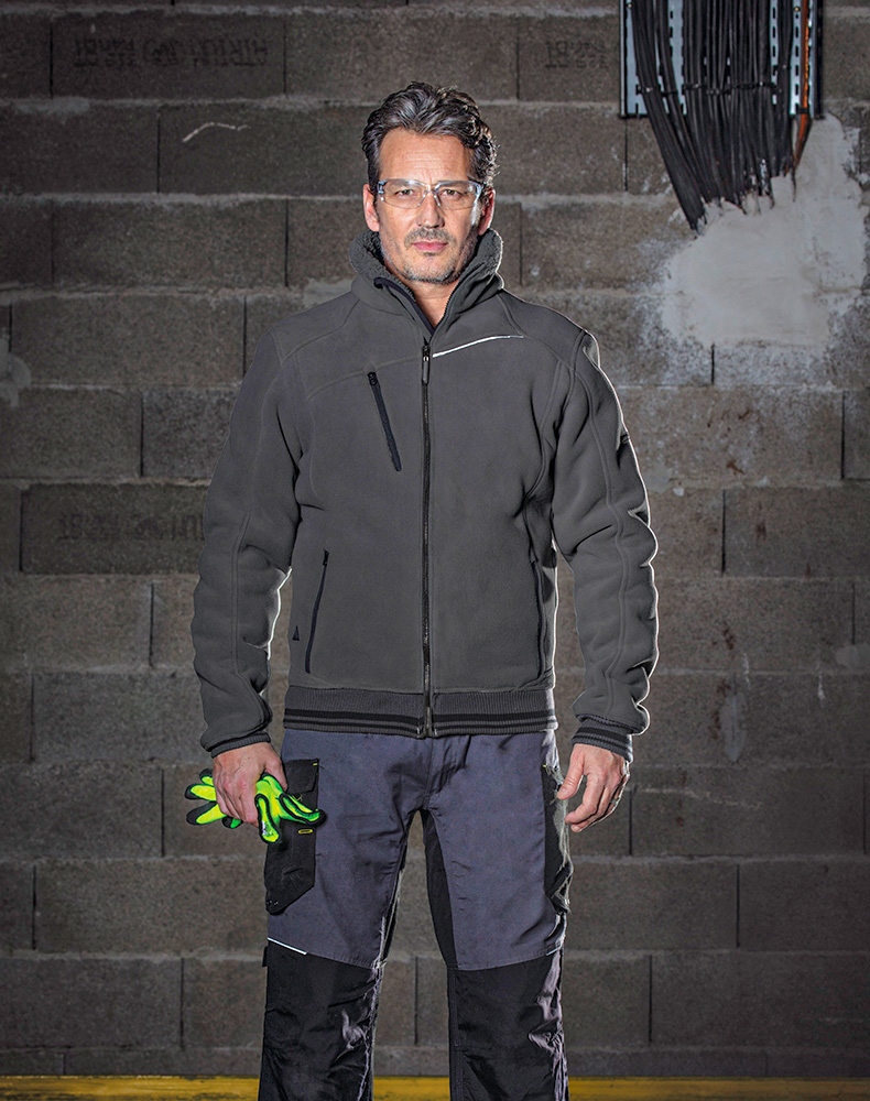 代爾塔405435搖粒絨超厚夾克防寒服圖片2