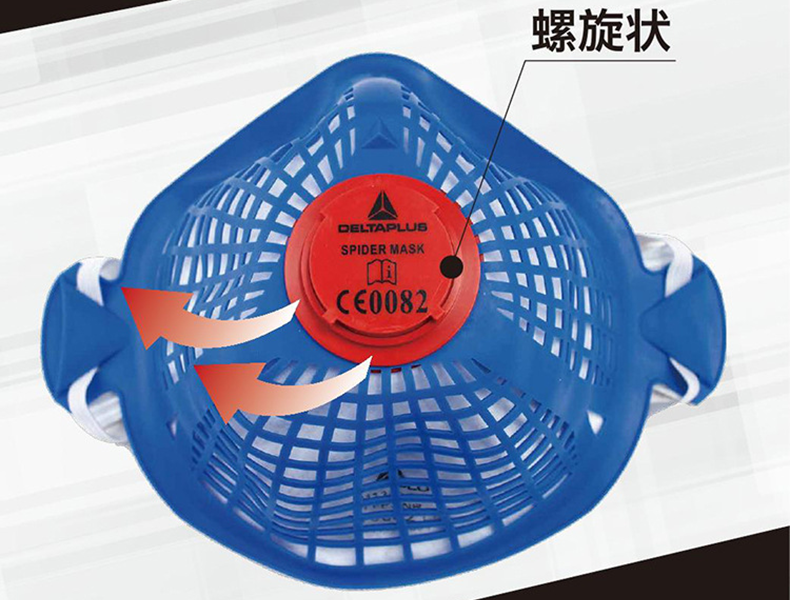代爾塔104119可更換式帶閥防塵口罩圖片6