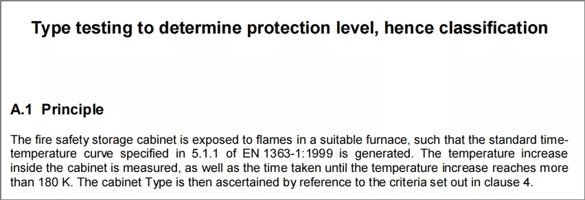 EN14470-1:2004防火測試