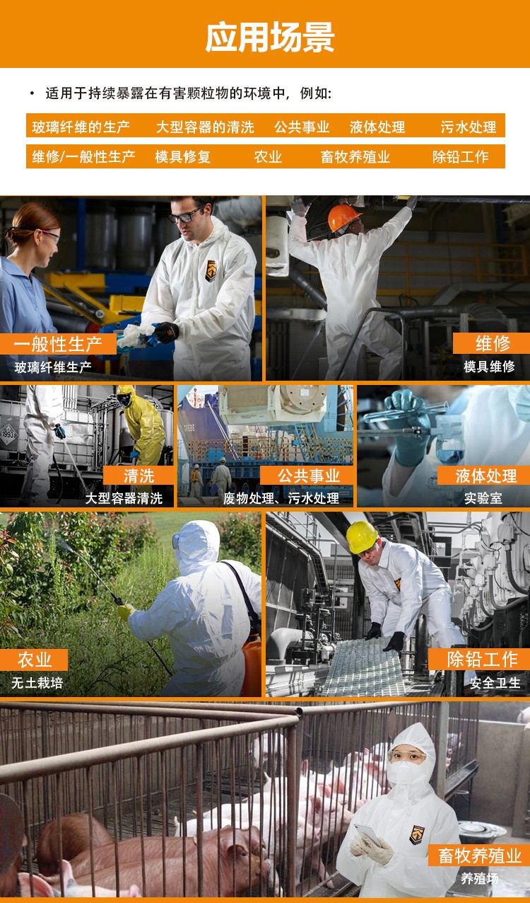 金佰利A36 99801液體和微粒阻隔防化服圖7