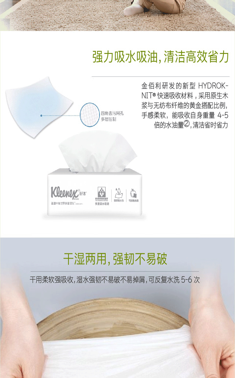 金佰利94430舒潔懶人抹布圖5