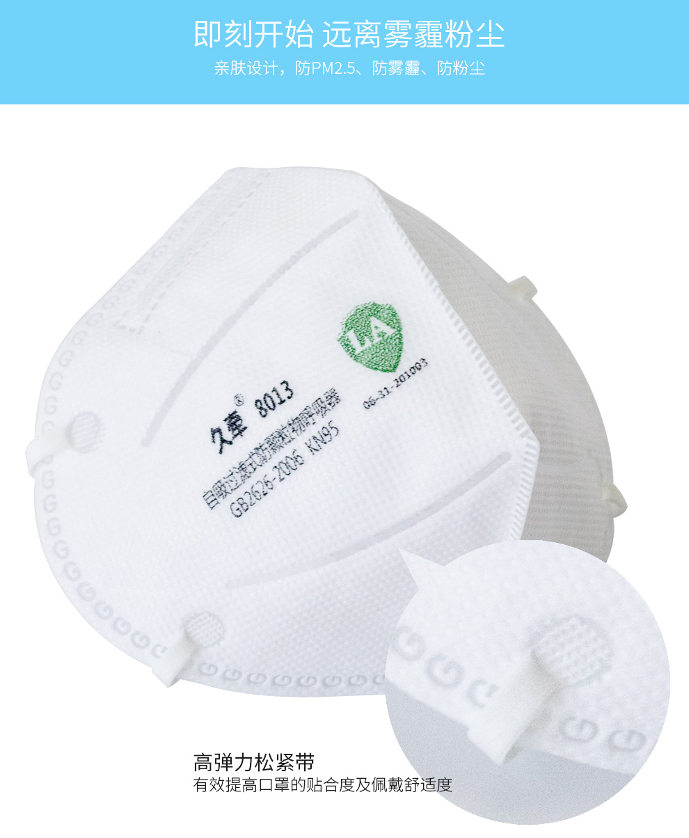 吉可久牽8013KN95防塵口罩圖8