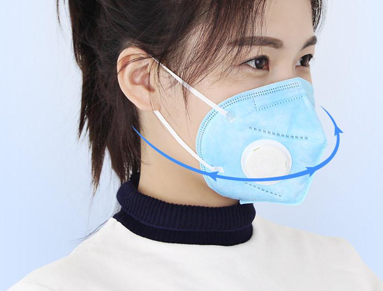 冠樺M-8860V（藍色）帶閥防塵口罩圖7