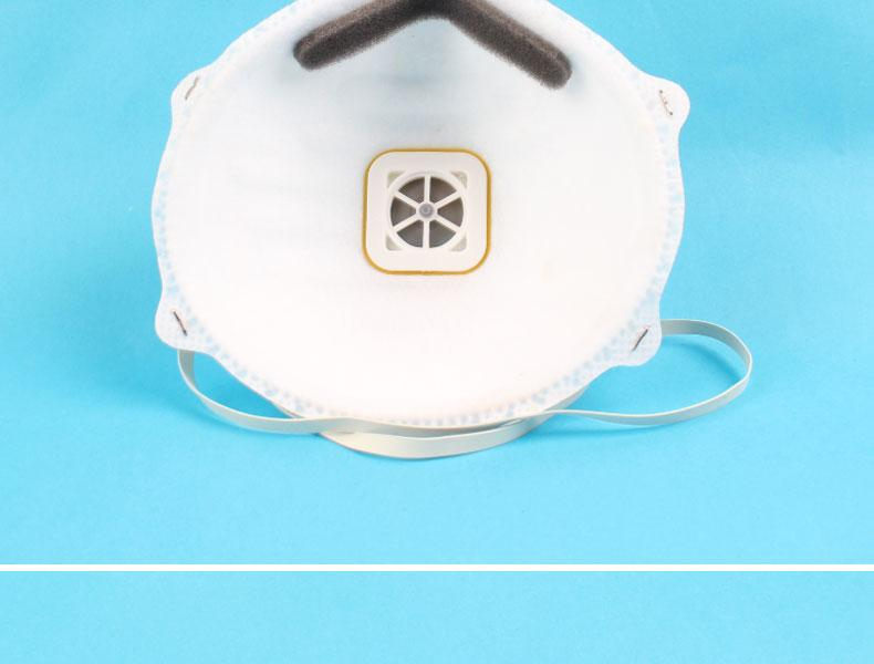 潔適比04-2122CH-122M杯狀成型帶閥防塵口罩圖3