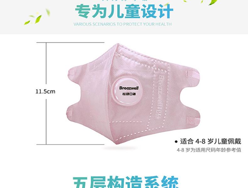 松研530V兒童防塵口罩圖片2