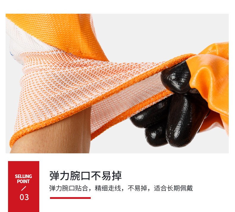 星宇N513半浸耐磨勞保手套圖片9