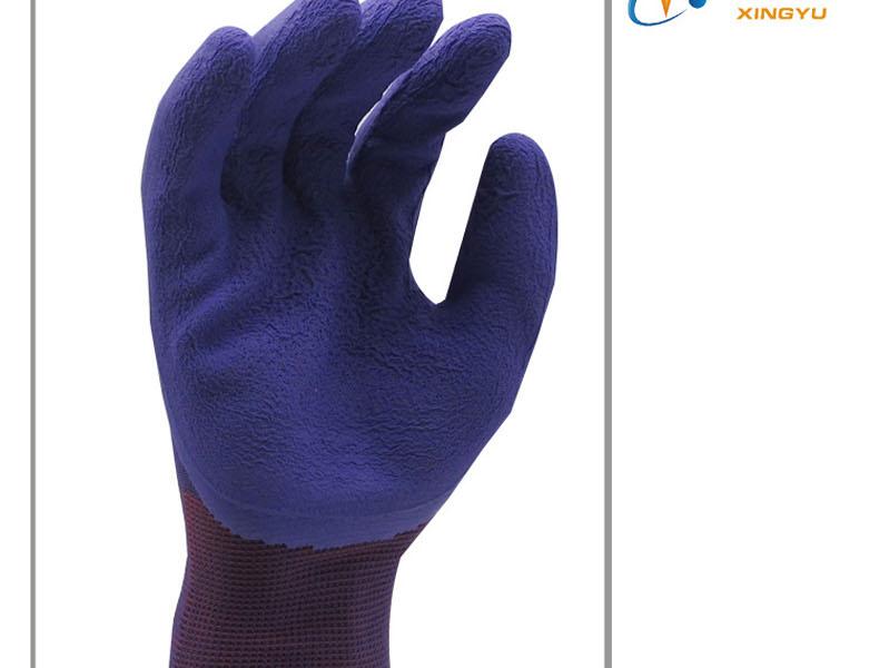 星宇L578尼龍乳膠發(fā)泡勞保手套圖片11