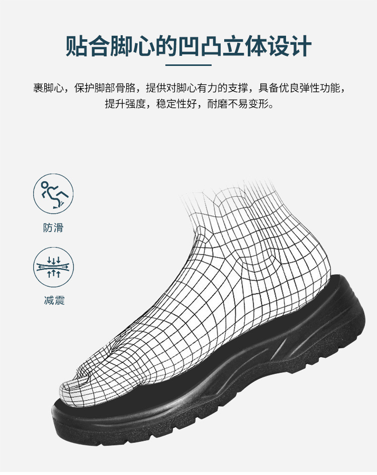 華特806牛皮耐磨防滑安全鞋圖片4