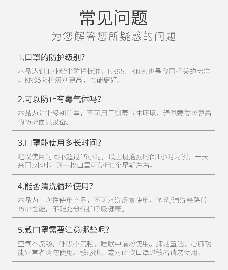 保為康1890 KN95過濾式防塵口罩圖片12