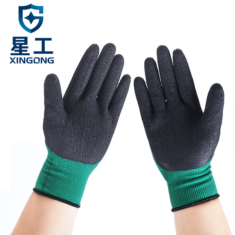 星工XGS-J2浸膠防滑耐磨工業勞保手套圖片1
