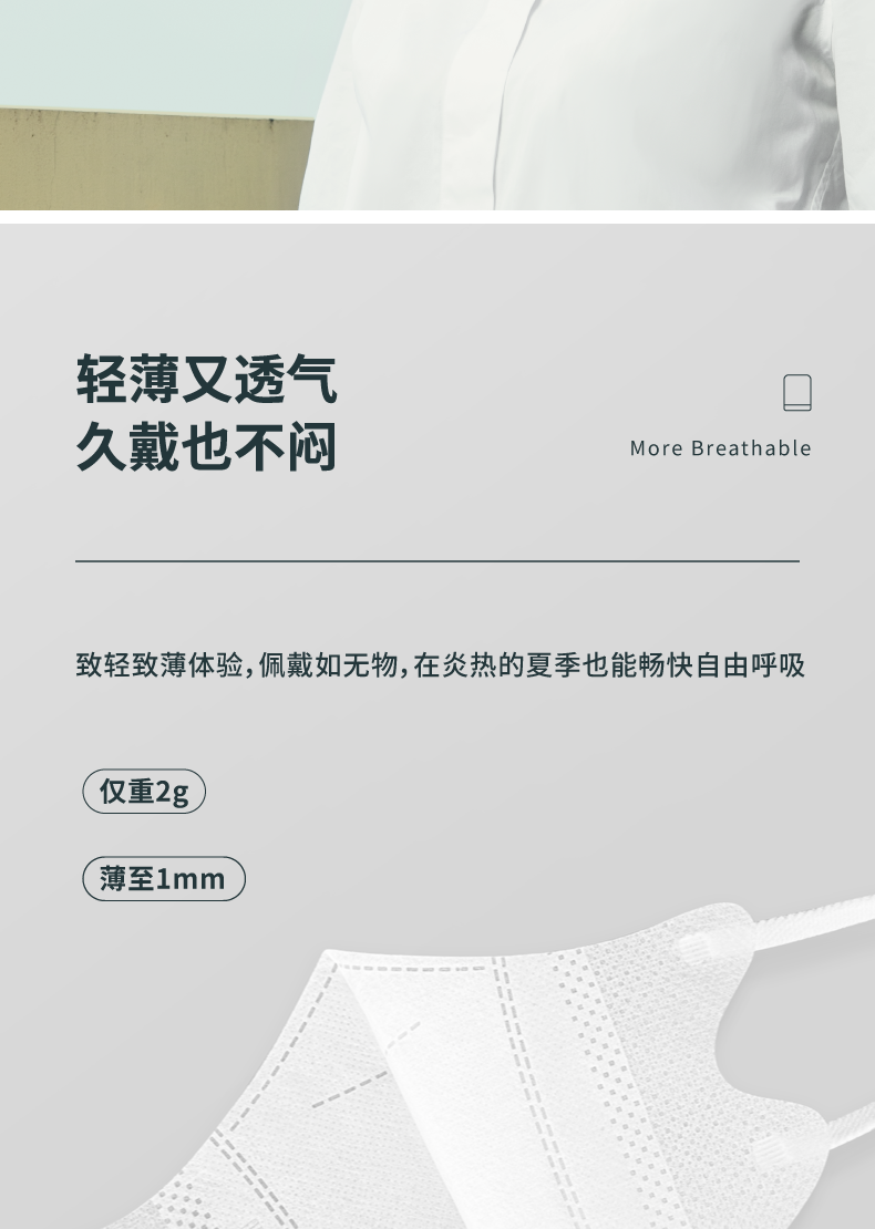 松研Breazwell B31 3d立體一次性口罩圖2