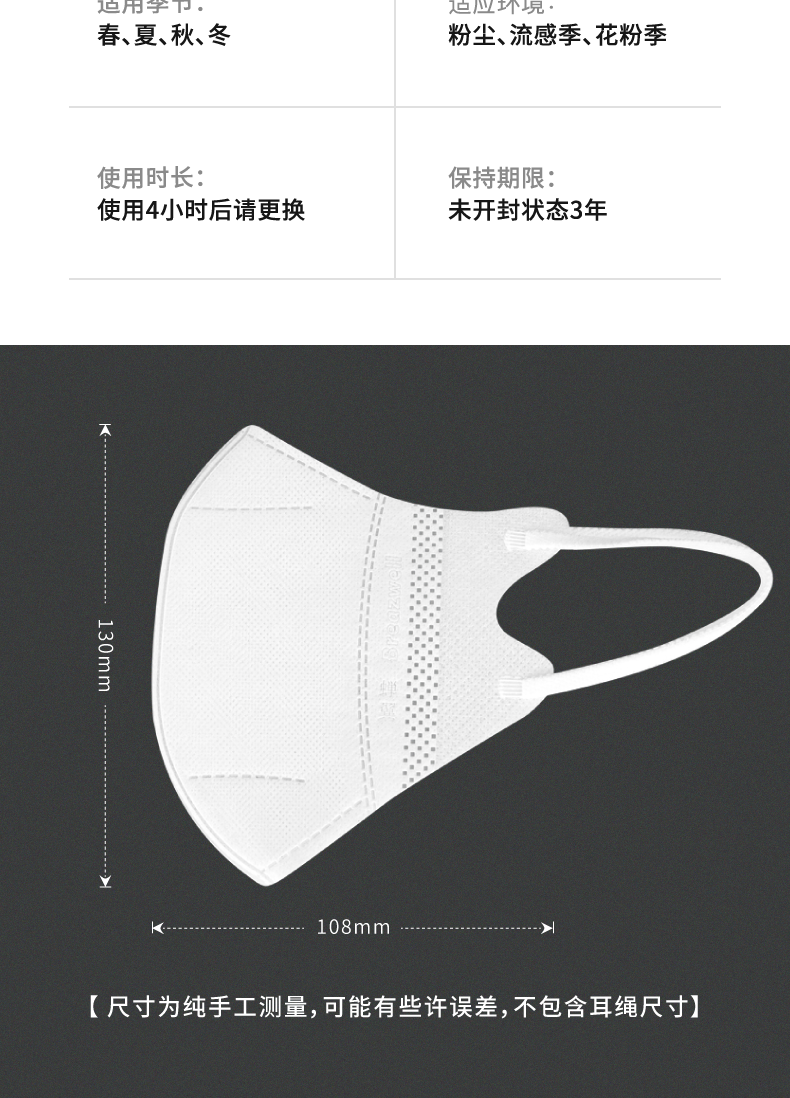 松研Breazwell B31 3d立體一次性口罩圖10