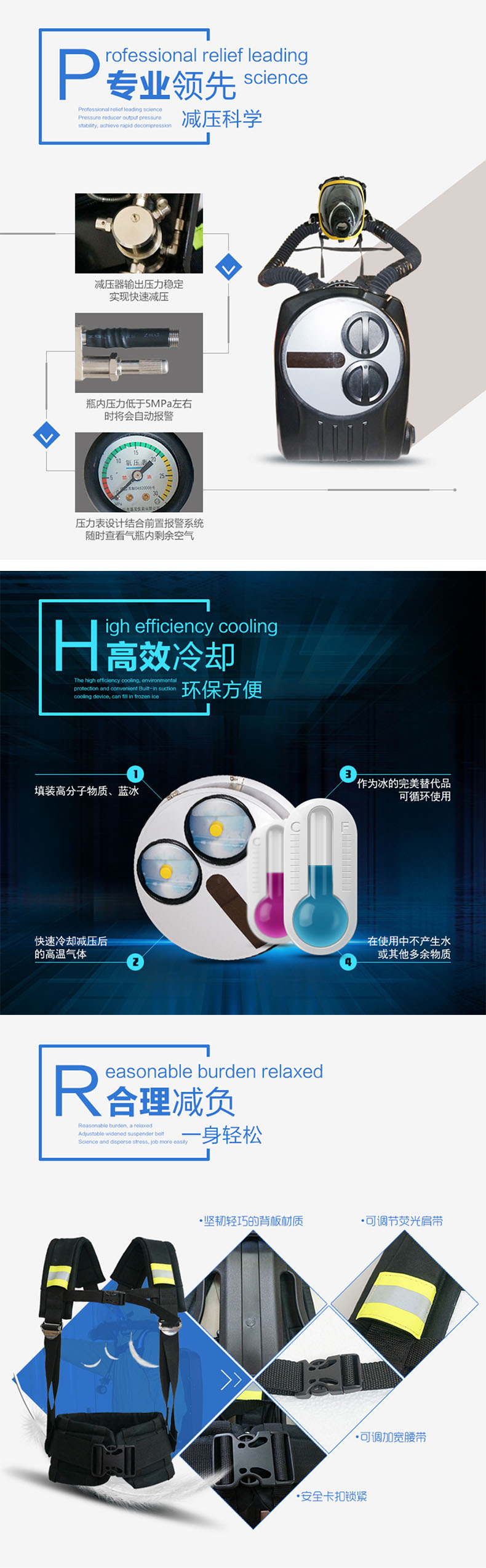 海固RHZYN120 HYZ2囊式正壓式氧氣呼吸器圖片2