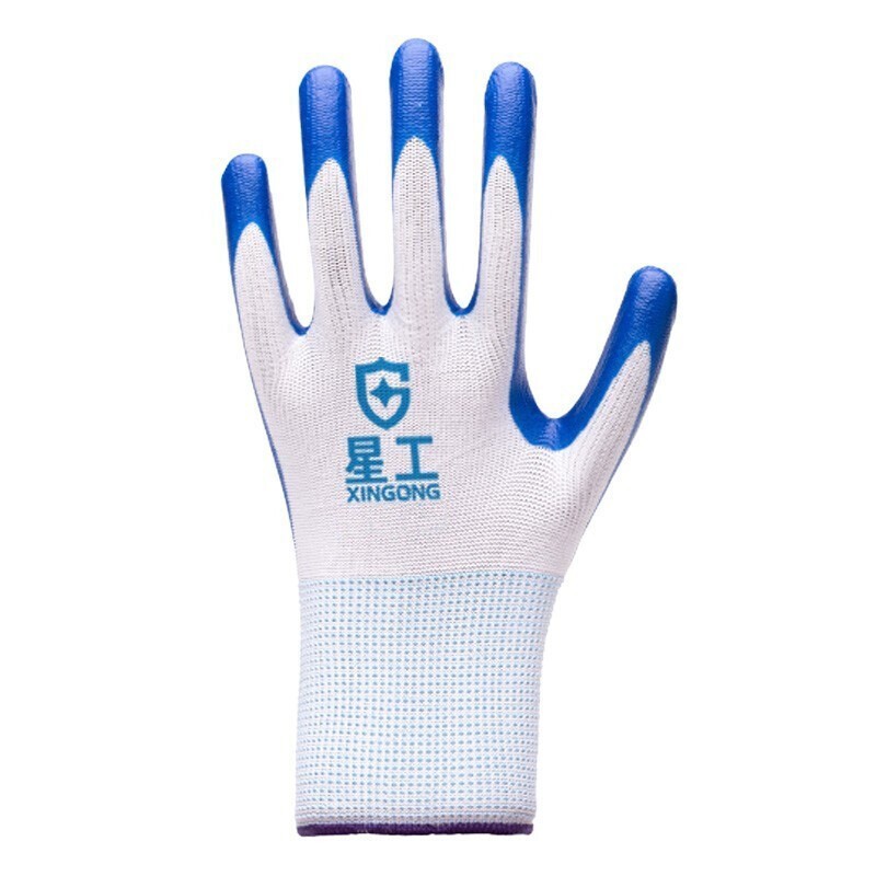 星工XGS-J9丁腈耐磨防滑勞保手套圖片2