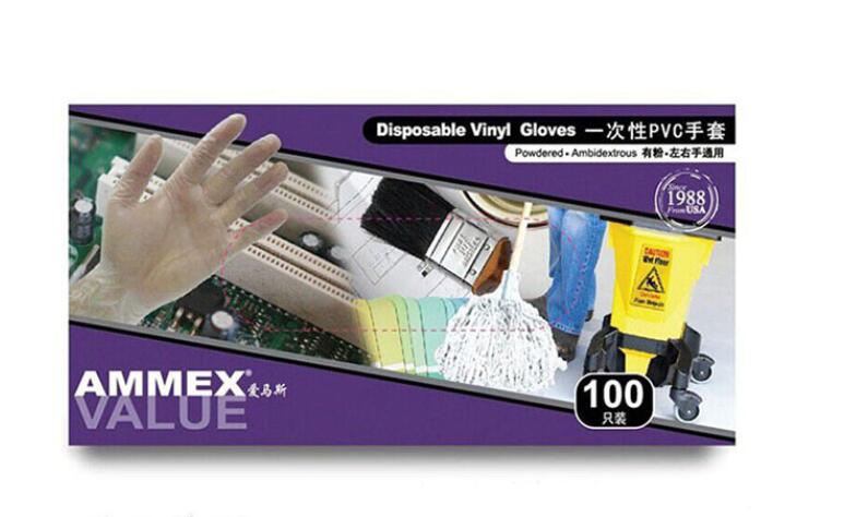 愛馬斯GPX3CV48100耐酸堿一次性pvc手套圖片