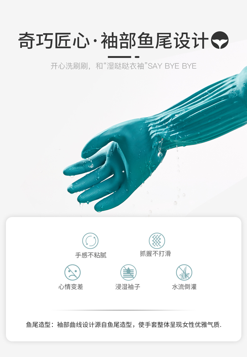 LANON蘭浪WM64氯丁橡膠手套圖片2