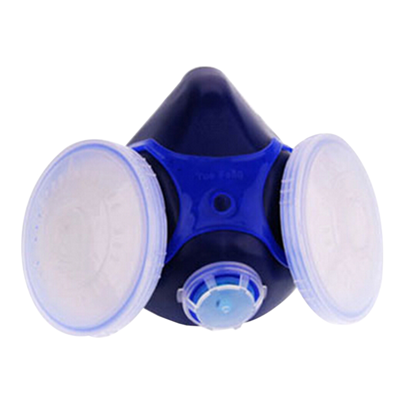 地球3600 PVC雙濾盒半面罩防毒面具圖片