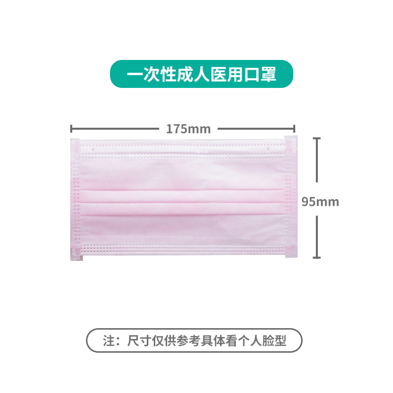 恩惠醫療成人一次性醫用口罩圖片3