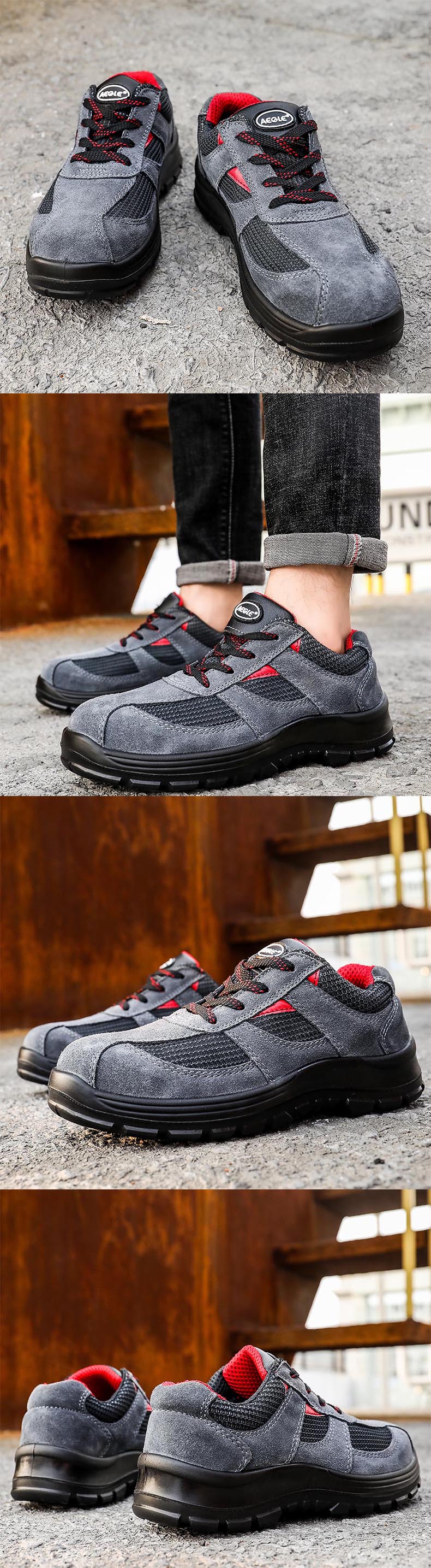 羿科60725135運動透氣低幫安全鞋圖片