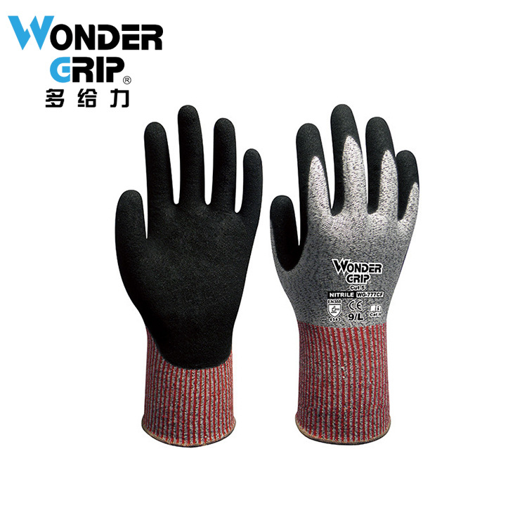 多給力WG-777CF防滑耐磨五級防割手套圖片